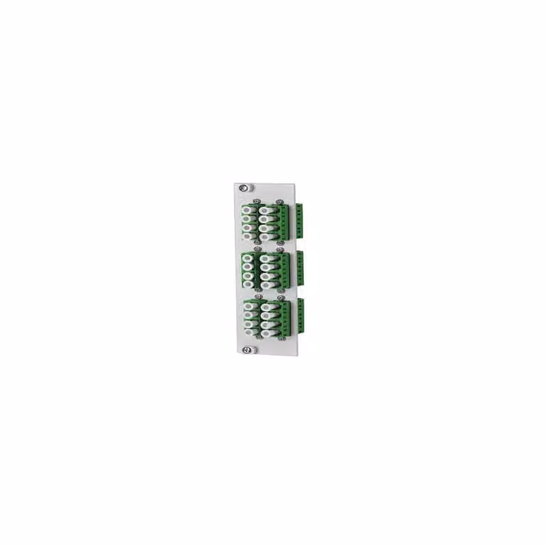 Metz Connect OpDAT REGpro Frontale 3U, 7F 6xLC-Q APC OS2 (Vetroceramica, verde) 15024A7A06-E