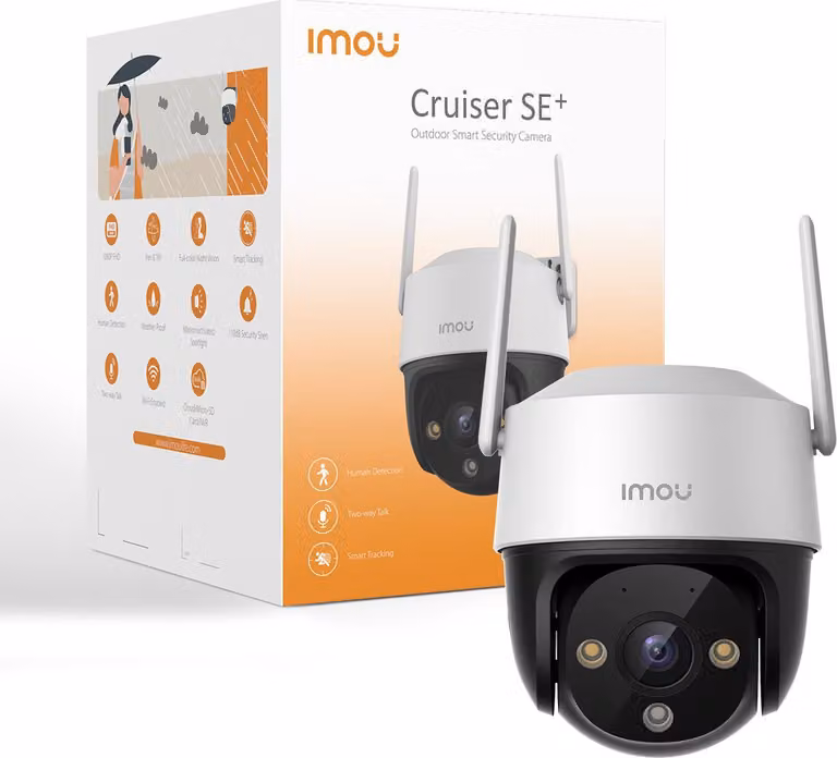 Imou Cruiser Telecamera IPCS21FEP 2MP Motorizzata da Esterno con Visione notturna a Colori sirena e faretto Bianca