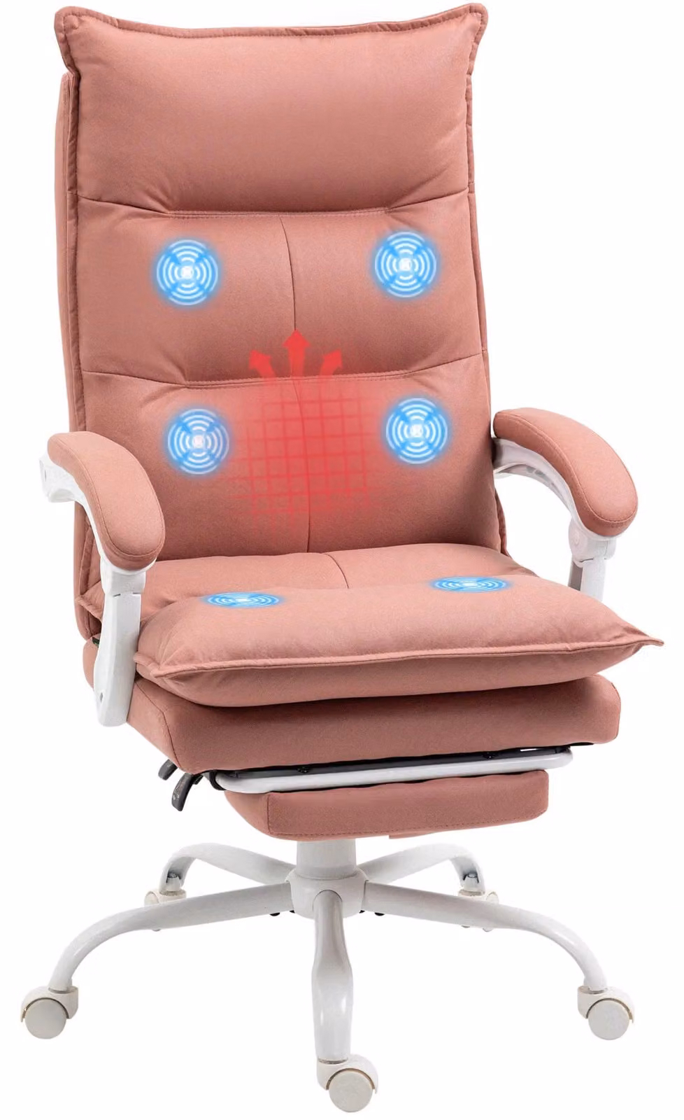 Poltrona massaggiante - Poltrona relax - Sedia da ufficio - Sedia da lavoro - Poltrona massaggiante - 6 punti di massaggio