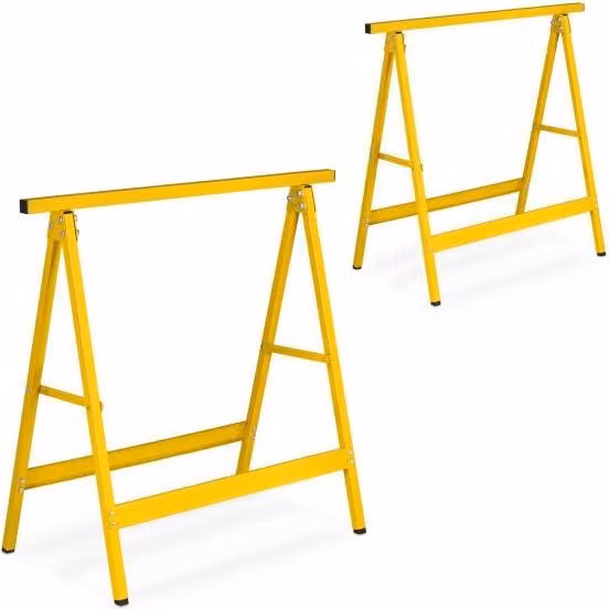 Supporti da lavoro, 2 pz., gialli