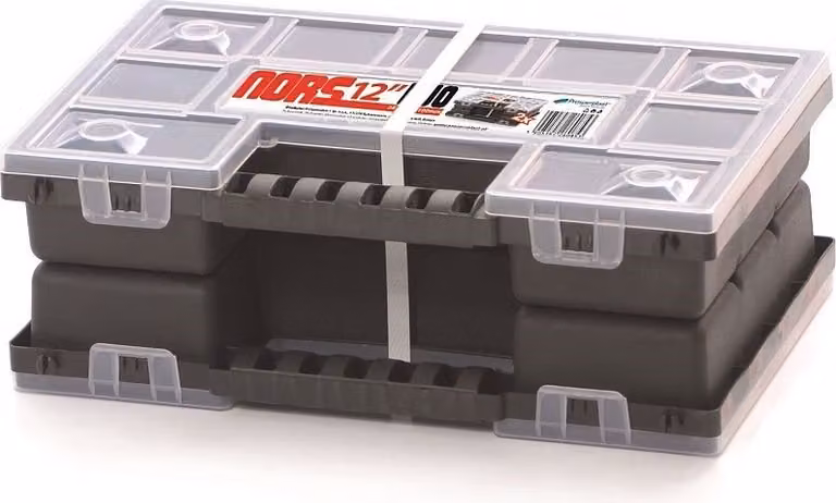 Plastový organizér NORS DUO (2x KNO30205S) 287x186x100 mm