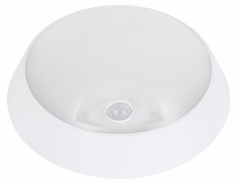 Alcapower Plafoniera LED Rotonda 15W IP65 con Sensore PIR, Temperatura Colore Selezionabile 3000K/4000K/6500K, Efficienza 93lm/W, 1400lm, Bianco