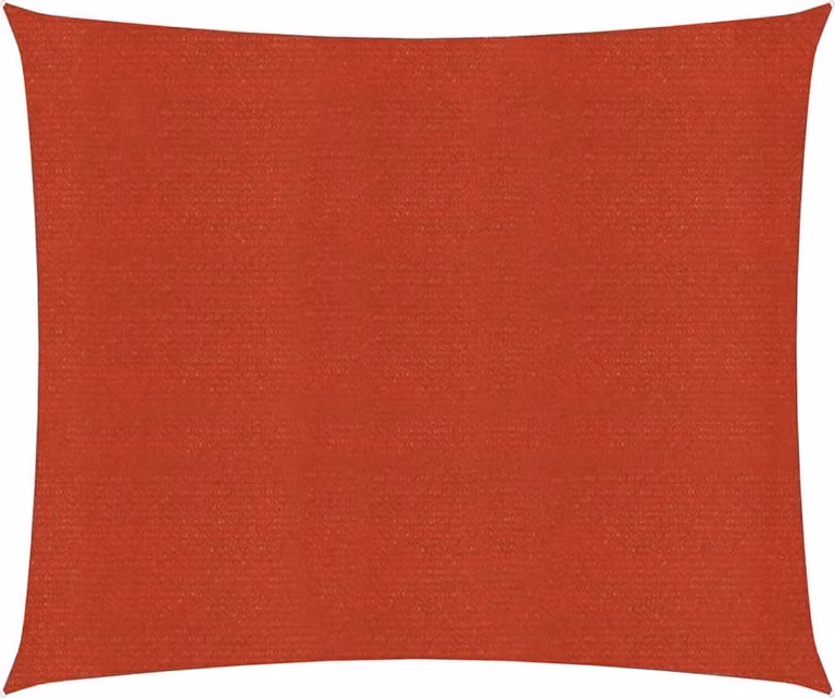 Tenda da sole The Living Store 160 g/m² rosso 2,5x3 m HDPE