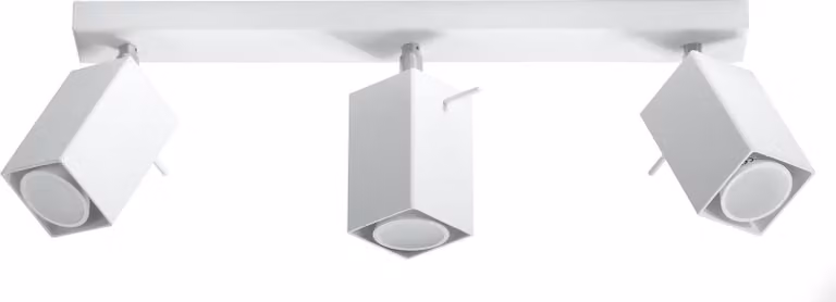 Lampada da soffitto MERIDA 3 bianco 3xGU10 10W acciaio 16x6x45cm Sollux Lighting