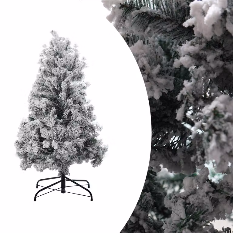 Albero di Natale Ikodm, 150 cm, abete artificiale con 200 LED, 550 punte, albero di plastica con 8 modalità di illuminazione e supporto in metallo