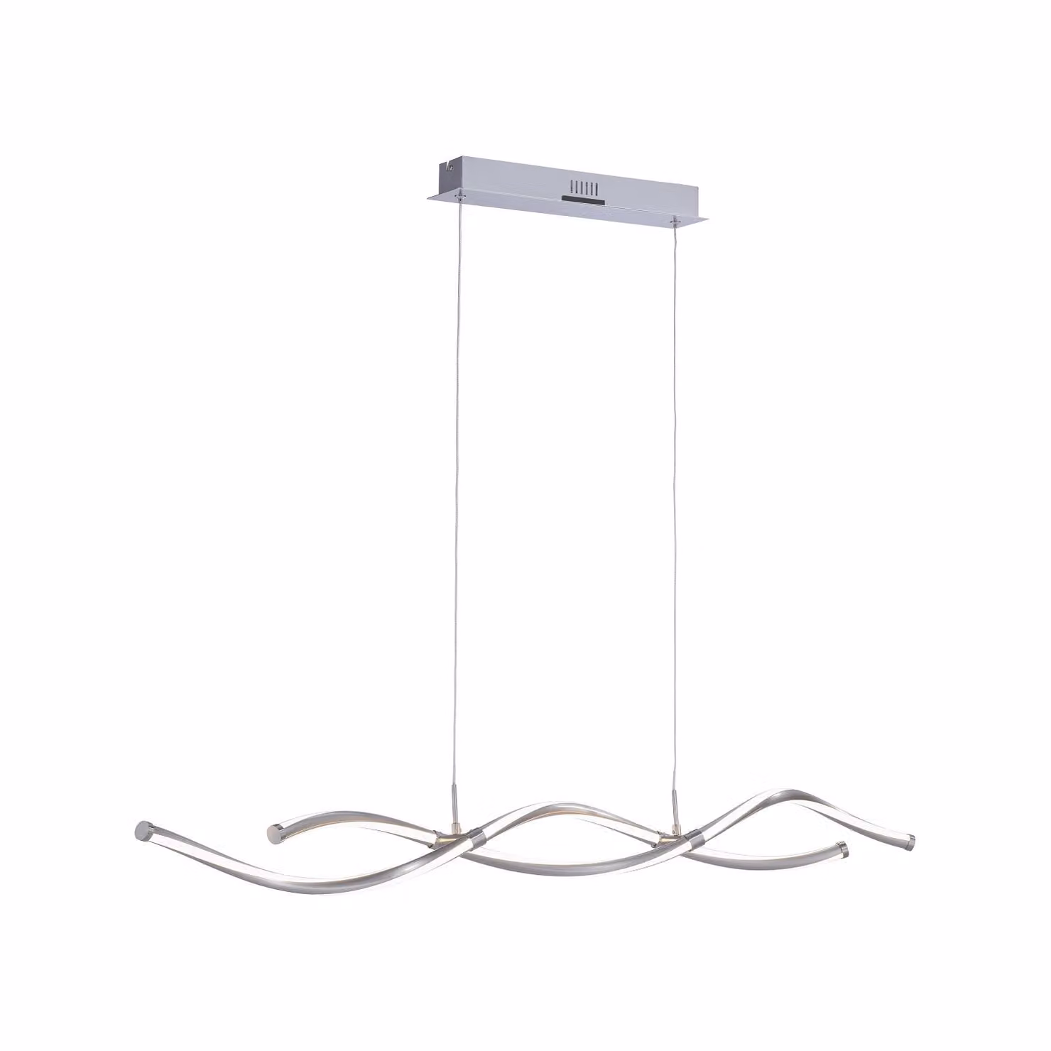 Q-MALINA Paul Neuhaus Lampada a sospensione, acciaio, 2x scheda LED da 20 W, 2700-5000 K, lampada da interno, IP20