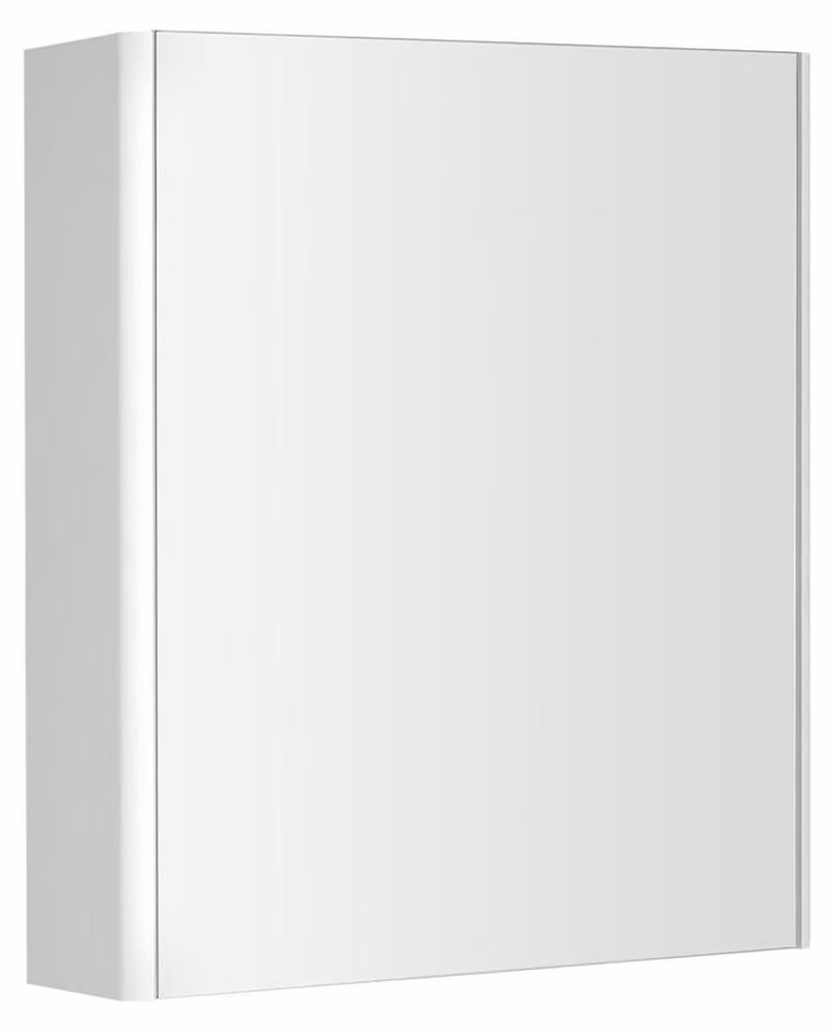 Armadio a specchio DENEB 60x70x18cm, bianco opaco