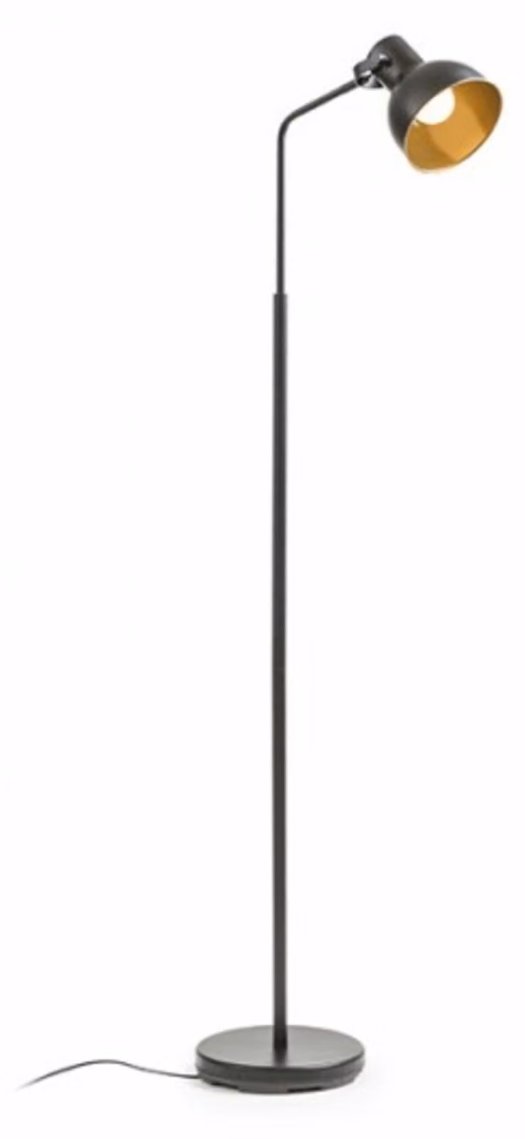 ROSITA lampada a stelo nero/oro 230V LED E27 11W
