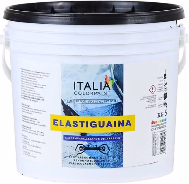 Guaina liquida elastomerica bituminosa impermeabilizzante Italia Colorpaint 18 kg – 1