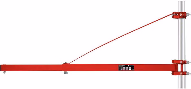 TOOLCRAFT TO-4985424 Braccio girevole per paranchi a fune Portata (con puleggia di guida) 600 kg Portata (senza puleggia di guida)