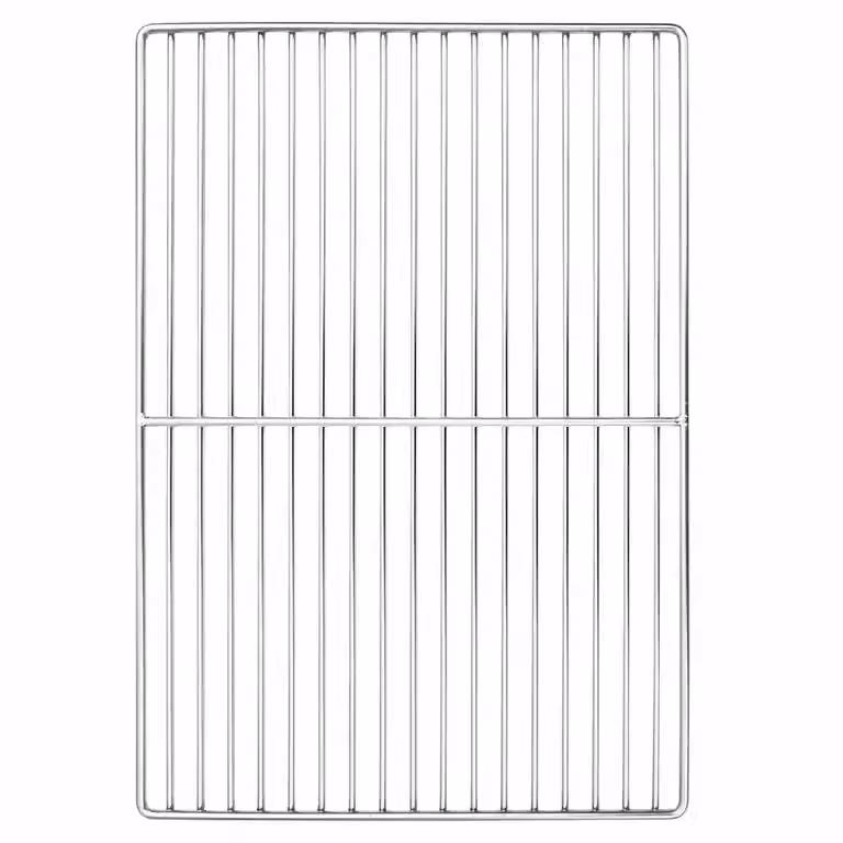 Griglia da cucina vidaXL in acciaio inox argento L: 47 cm, P: 32,5 cm