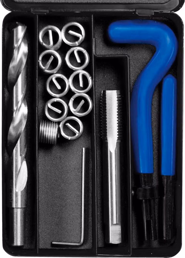 SW-Stahl 84021L Kit di riparazione della filettatura in cassetta di plastica M 10