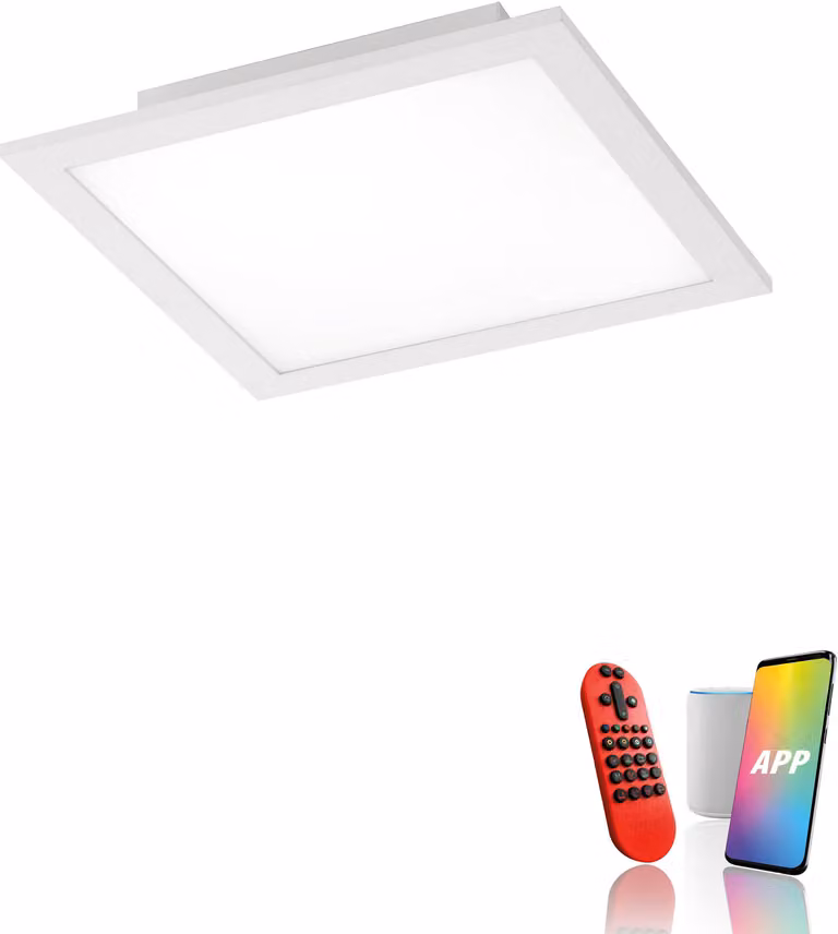 Pannello LED RGB, 2100 lumen, telecomando, app, CCT, L 30 cm