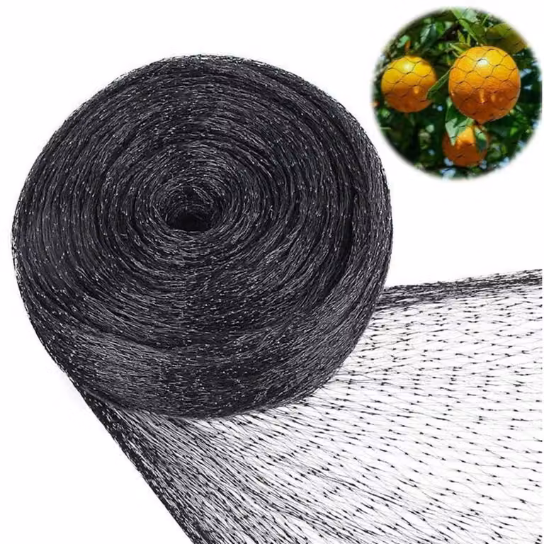 Rete protettiva per uccelli, 6x10 metri, rete da giardino, rete per foglie, colore verde, dimensione delle maglie: 17 mm
