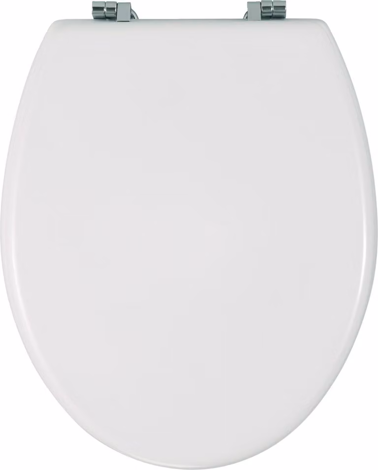 WENKO WC SEAT Sedile per WC Coperchio per WC Bicchieri Bali Bianco Bagno