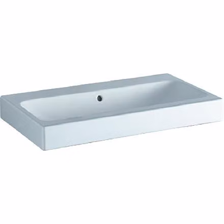 Geberit iCon lavabo 900x485mm blanc, sans trou de robinetterie, 124093600, 124093600