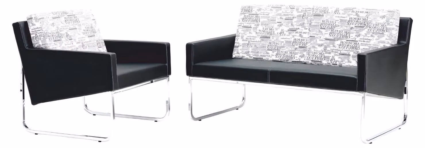 Sofa Designer Sofa 2 Sitzer Modern Sessel Couch Polster Sofas Designsofa Sitz