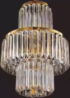 Deckenleuchter Luxus Gold Kronleuchter Deckenlampe Lüster Kristall Art