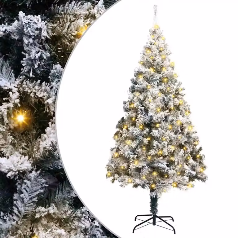 vidaXL Albero di Natale artificiale Bianco 180 cm