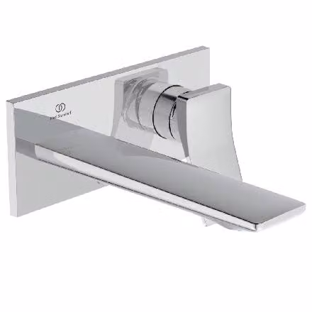 Ideal Standard Rubinetto Conca - Miscelatore da incasso per lavabo, bocca da 180 mm, cromo A7371AA