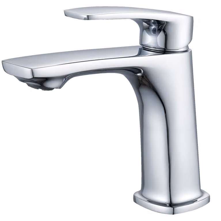 Miscelatore monocomando per lavabo a risparmio di spazio