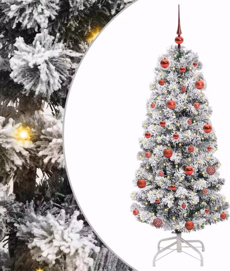 Albero di Natale Artificiale con Rami Pieghevoli 150 cm