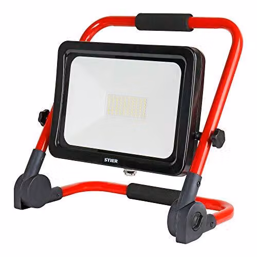 Faro da cantiere STIER SMD LED Basic, 4000 lumen, 50 W, faro da lavoro con temperatura di colore 6500 Kelvin, faro da cantiere con protezione dall'acqua e dalla polvere, faro da cantiere