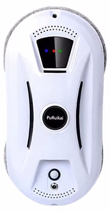 PuRuiKai - Robot per la pulizia dei vetri - Pulitore automatico per vetri elettrico con telecomando, ideale per uso domestico -