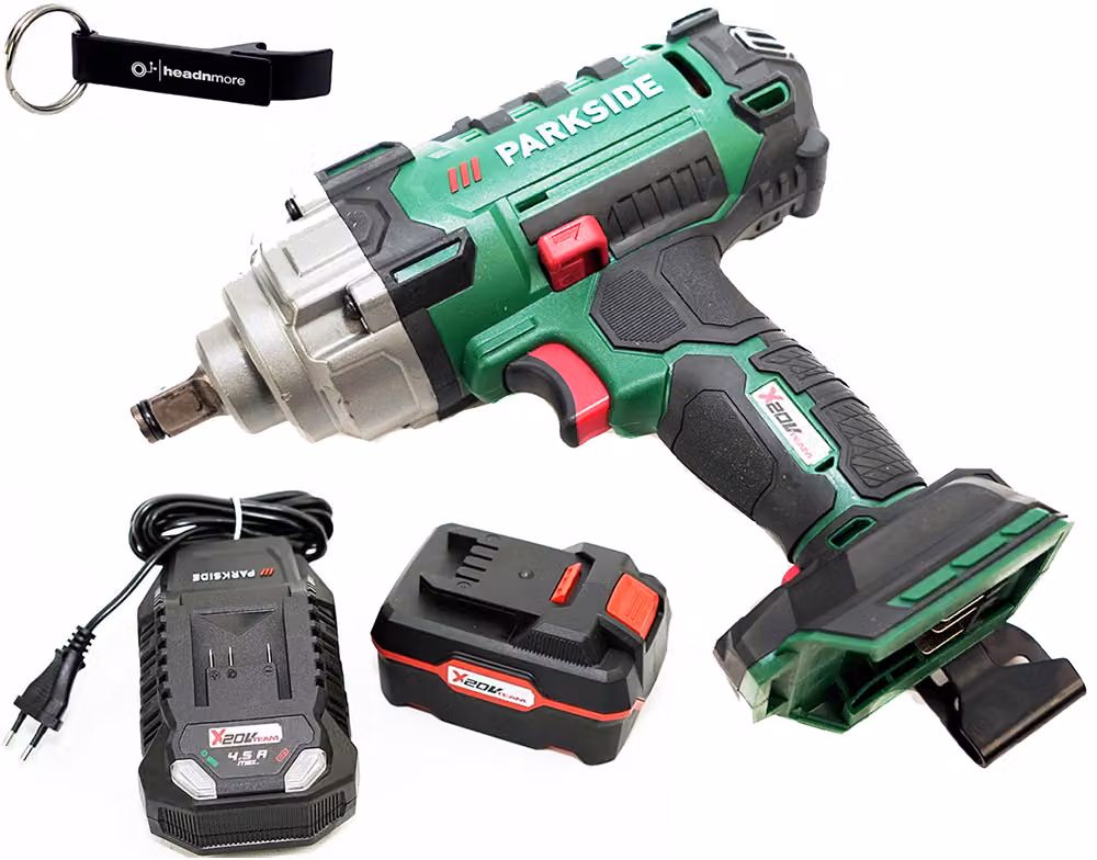 PARKSIDE® Avvitatore a percussione a batteria 20 V PASSK 20-Li / incl. batteria (4 Ah) e caricabatteria (4,5 A)