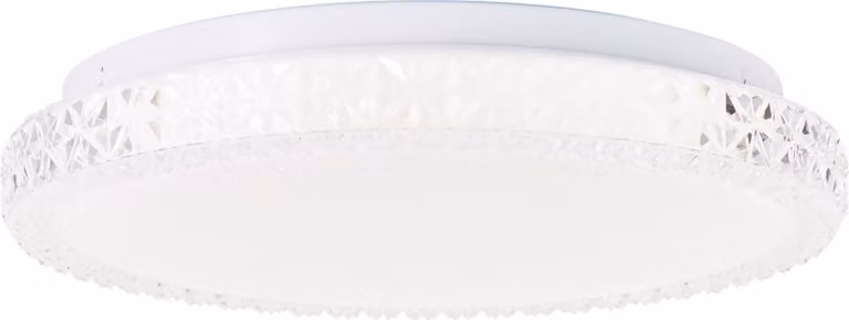 BRILLANTE plafoniera LED bianca DAISE | lampada da soffitto in look cielo stellato Ø 29,5 cm | 12W 1600 lumen 4000 Kelvin | plastica/metallo
