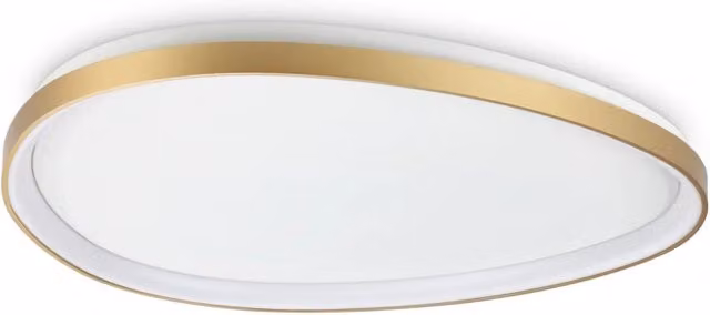 Plafoniera Collezione GEMINI LED 42W Luce Calda 3000K Ottone Ideal Lux