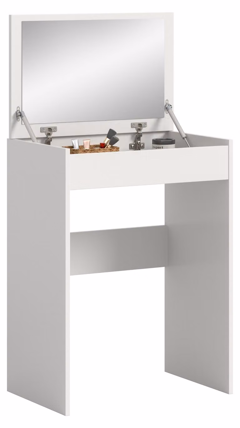 xonox.home Tavolo da trucco Make Up bianco L/A/P: 62x84x40 cm