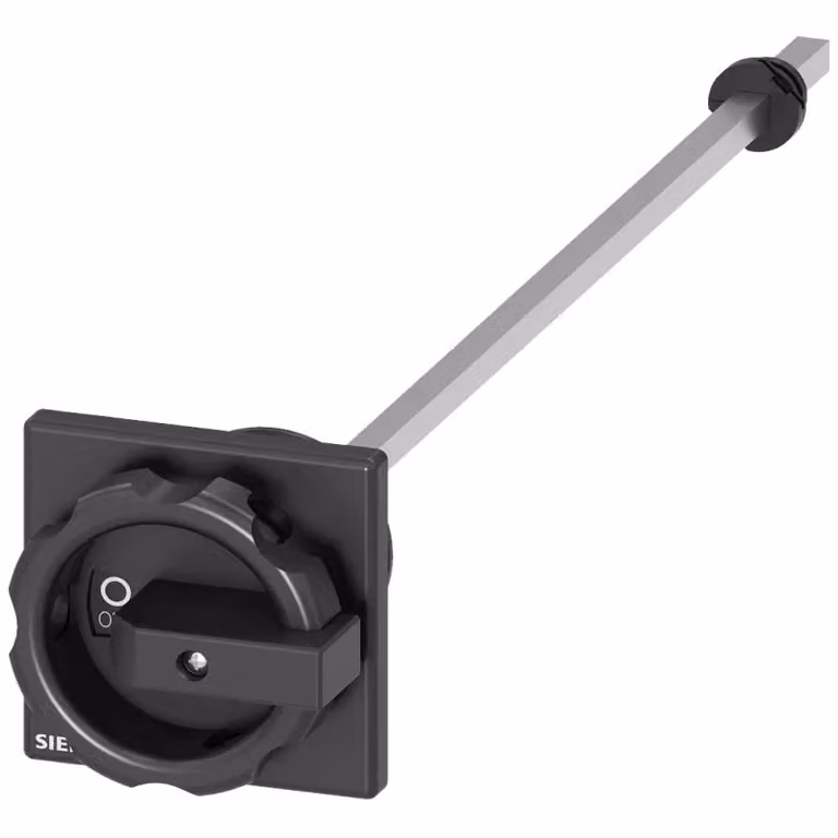 Motoriduttore rotativo Siemens per accoppiamento porta, nero 66x66 mm, montaggio frontale 3LD93442CA