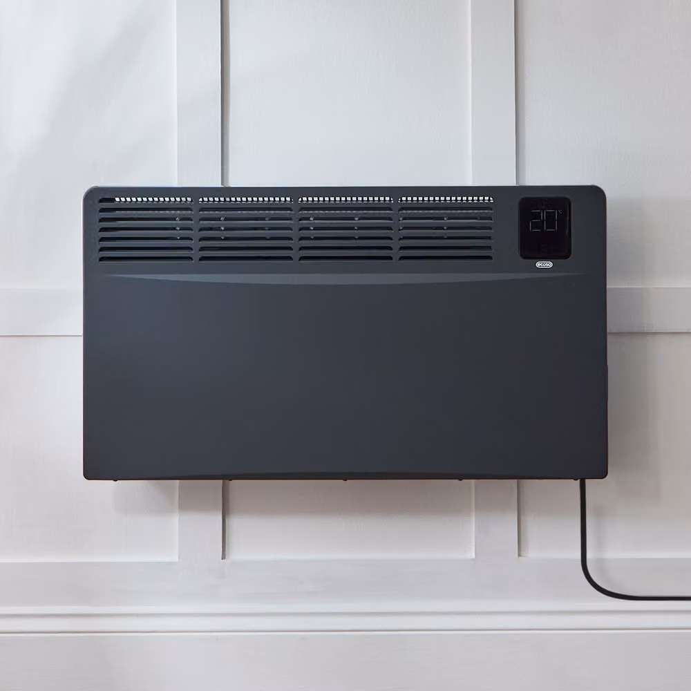 Pannello Convettore Smart Antracite Con Presa Eu 2000W