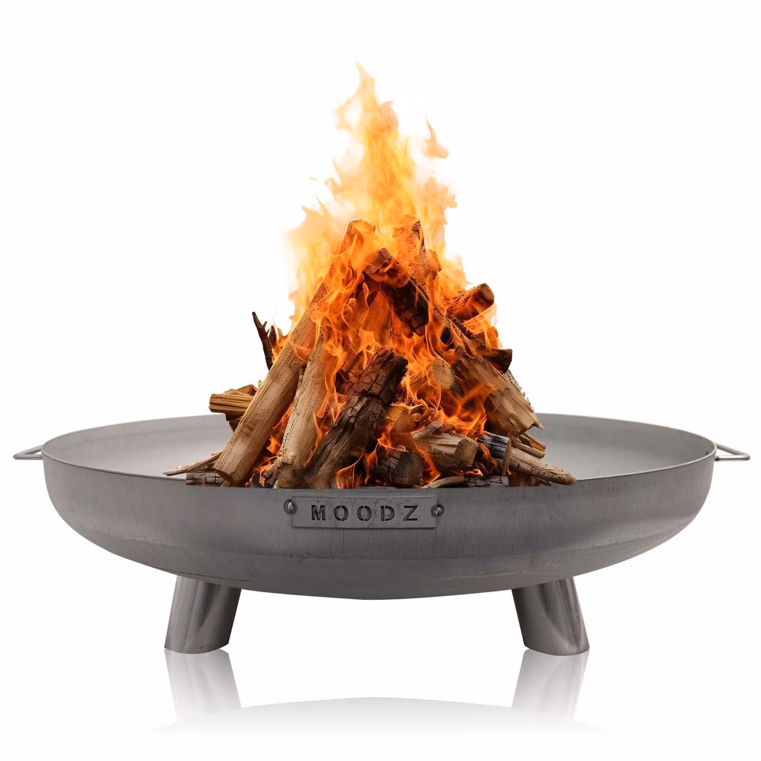 Braciere da Giardino - MOODZ Outdoor Living - Barciere 60 cm - Corten - Bracere da Giardino - Acciaio Inox - 60x60x23.5 cm