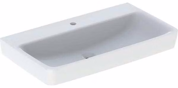 Geberit Renova Plan, lavabo, 85x48 cm, 1 trou pour robinet, sans trop-plein, 501699, 501.699.00.8, 501.699.00.8
