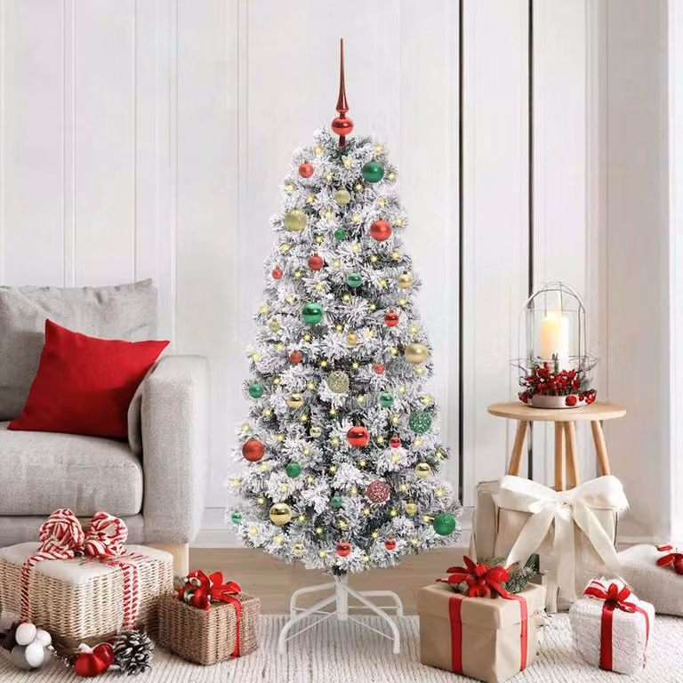 Maison Exclusive - Albero di Natale artificiale pieghevole verde e bianco 150 cm