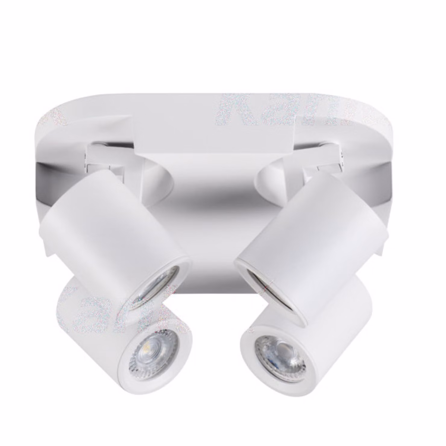 Plafoniera Kanlux Laurin, 4x GU10, 35W max, dimmerabile, bianco, alluminio, IP20