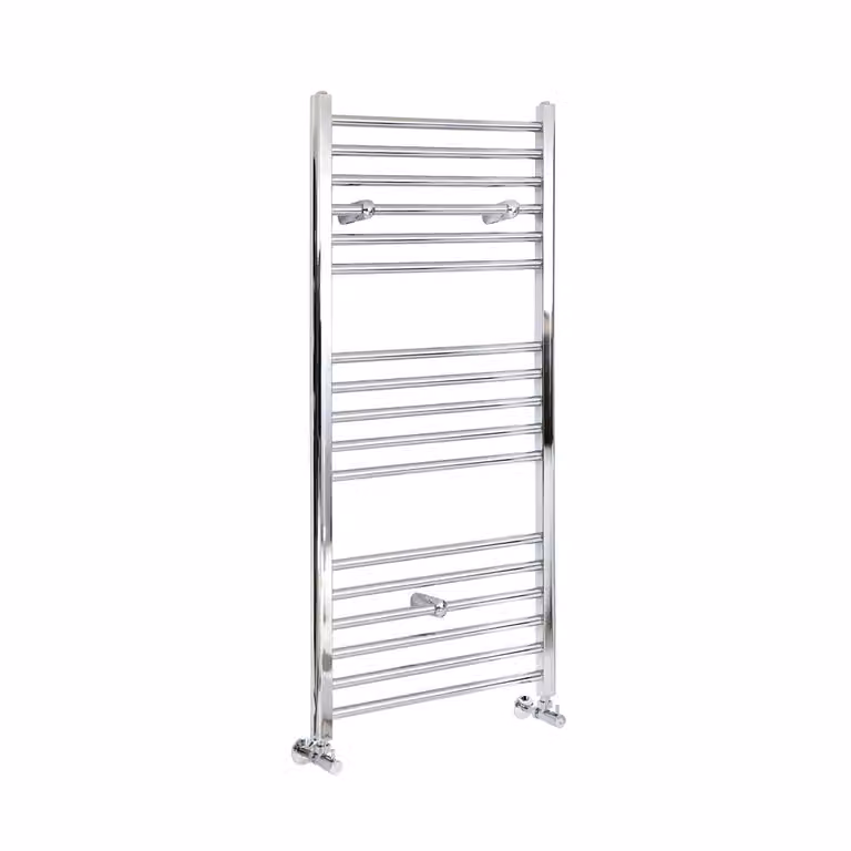 Scaldasalviette di Design Cromato - Termoarredo Bagno Piatto - 1200 x 600mm - 360W - Kent