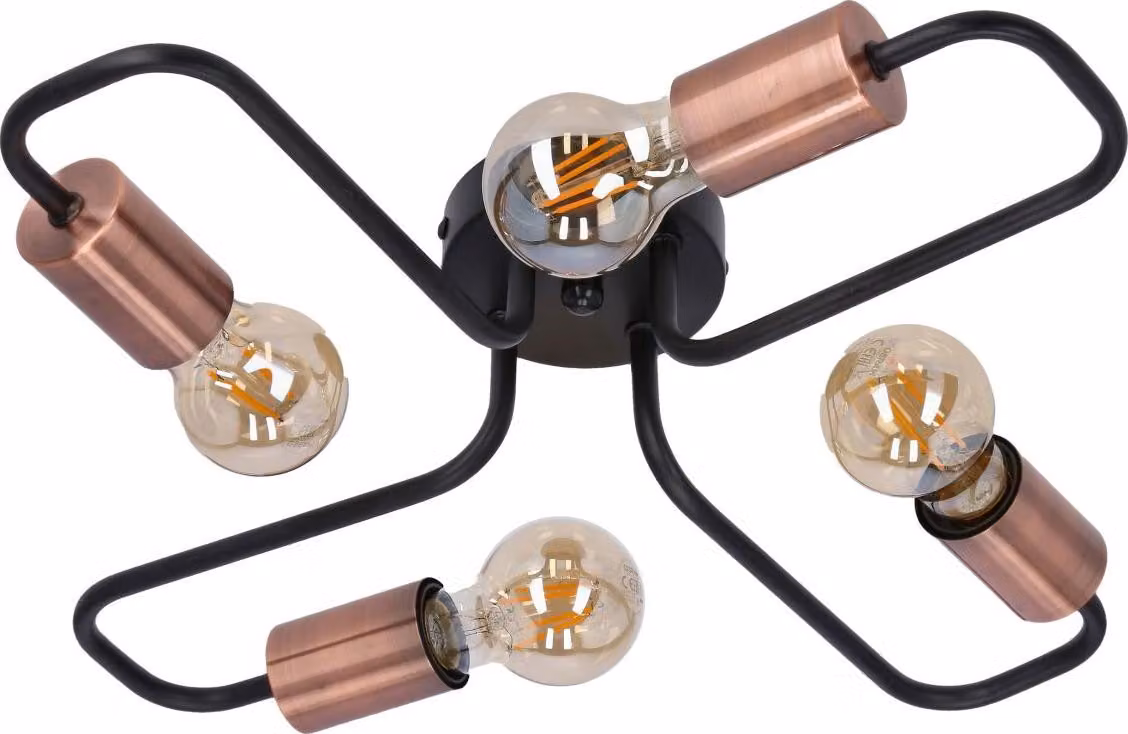 Candellux HERPE lampada da soffitto 34-66923 nero