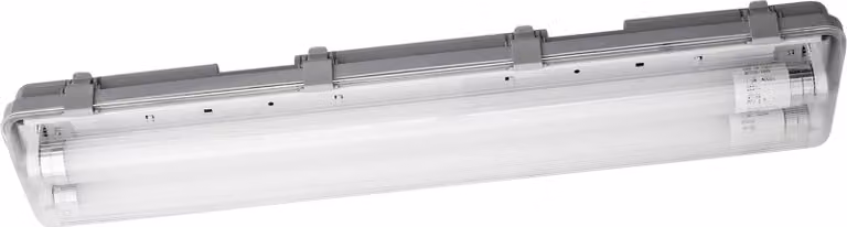 OSRAM Submarine Apparecchio LED a prova di umidità, 2x7W, bianco neutro 4000K, 1300lm, IP65, resistente a polvere e spruzzi, per cantine e garage