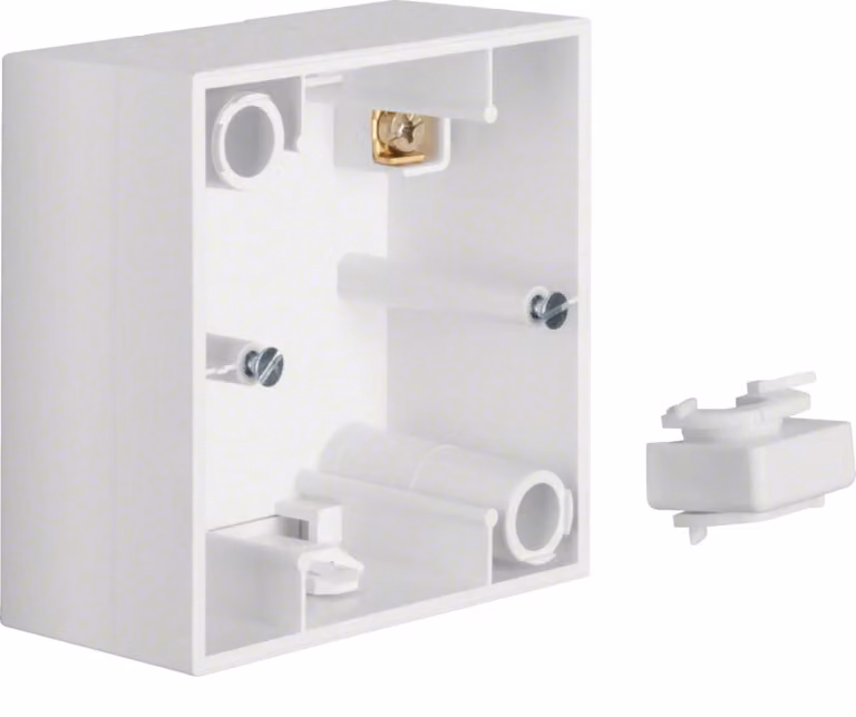 Berker 10418989 Alloggiamento per il montaggio in superficie 1 piega S1 bianco polare lucido