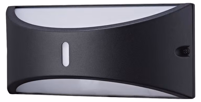 Forlight Applique LED Nero Opal 4000K - Illuminazione moderna ed efficiente per la casa, alluminio e policarbonato, design elegante e resistente