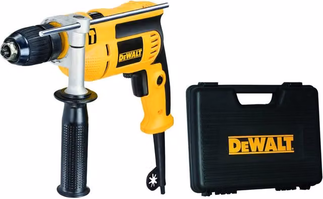 Trapano a percussione DeWalt DWD 024 KS giallo con alimentazione a rete elettrica