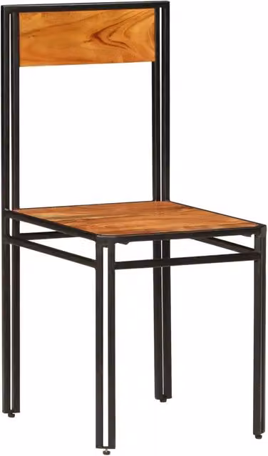 Sedie da Pranzo 2 pz in Legno Massello di Acacia 246353