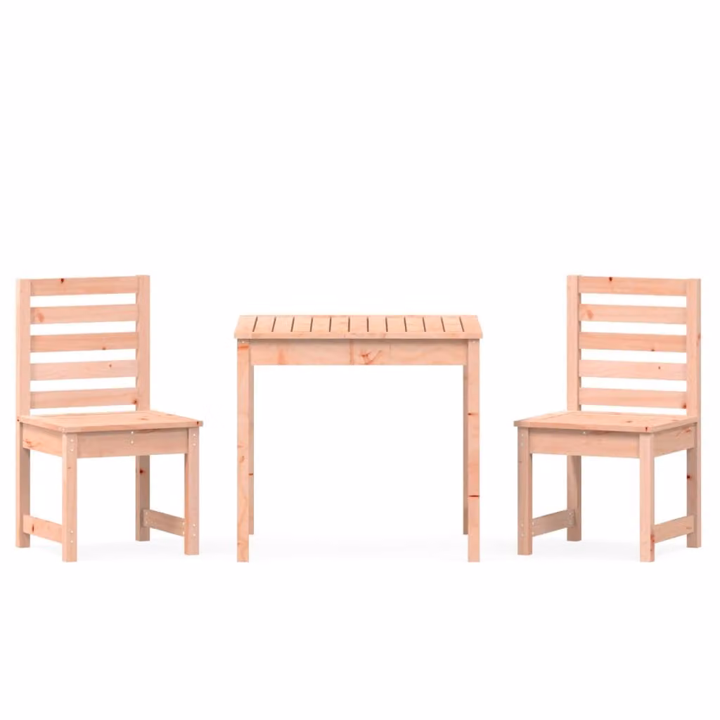 Set Bistrot da Giardino 3 pz in Legno Massello di Douglas