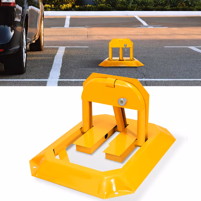 Palo di sbarramento 1 pezzo Barriera per parcheggio pieghevole Palo di parcheggio universale Barriera