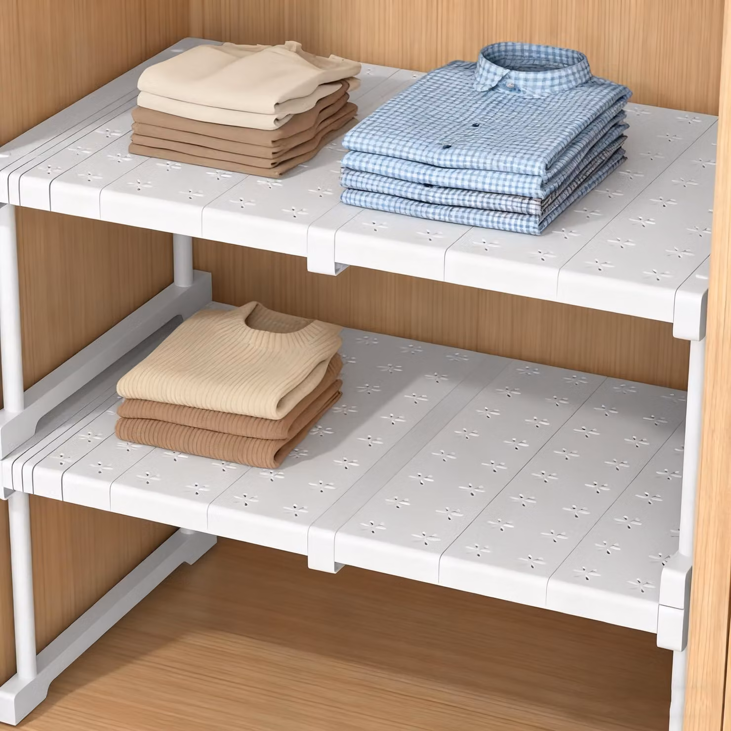 Solidchoice: Sistema modulare di scaffalature personalizzabili per armadi e cucine