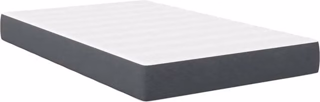Letto matrimoniale | Letto per adulti | Materasso da Letto con materasso Grigio 120 x 190 cm Tessuto