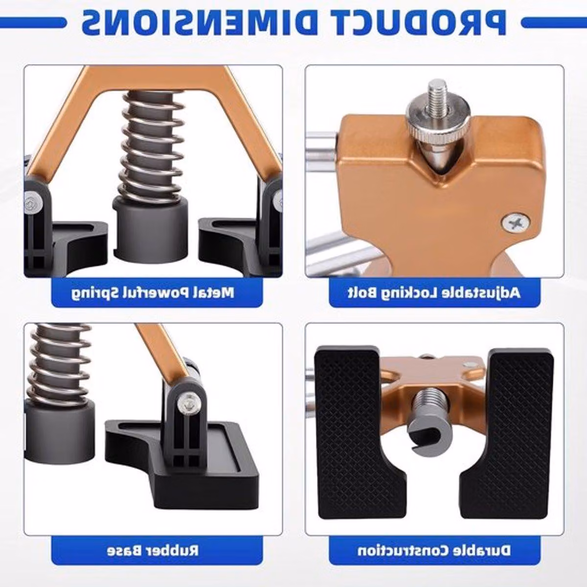 Kit completo per la riparazione di ammaccature automobilistiche, composto da 70 pezzi, ideale per rimuovere ammaccature senza verniciatura, con ventose e estrattore dorato per una facile rimozione delle ammaccature